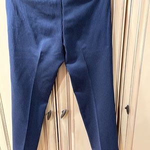 Navy blue pin stripes pants, like new